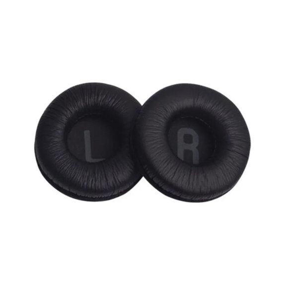 Ersatz-Ohrpolster für JBL Tune 450, Memory-Schaumstoff + PU-Leder, Schwarz, 1 Paar