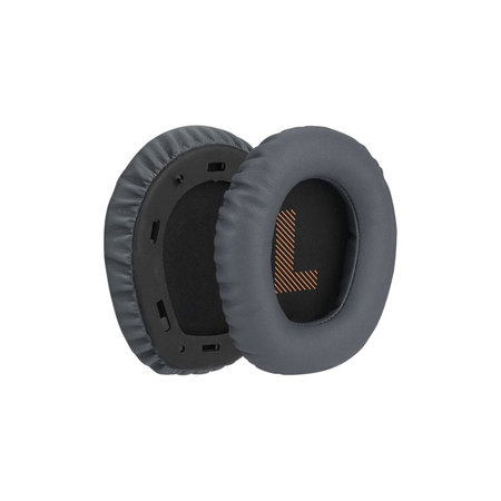 Ersatz-Ohrpolster für JBL Quantum 100, Memory-Schaumstoff + PU-Leder, Dunkelgrau, 1 Paar