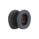 Ersatz-Ohrpolster für JBL Quantum 100, Memory-Schaumstoff + PU-Leder, Dunkelgrau, 1 Paar