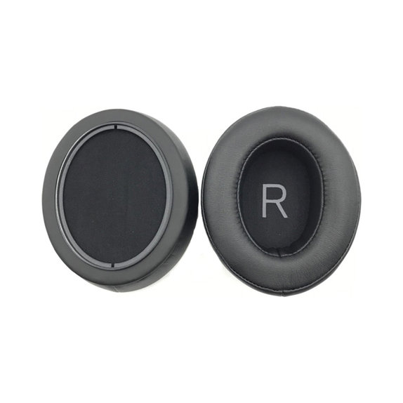 Ersatz-Ohrpolster für Sennheiser Momentum 3.0, Memory-Schaumstoff + PU-Leder, Schwarz, 1 Paar