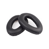 Ersatz-Ohrpolster für Sennheiser PXC550, Memory-Schaumstoff + PU-Leder, Schwarz, 1 Paar
