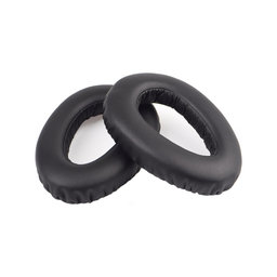 Ersatz-Ohrpolster für Sennheiser PXC550, Memory-Schaumstoff + PU-Leder, Schwarz, 1 Paar
