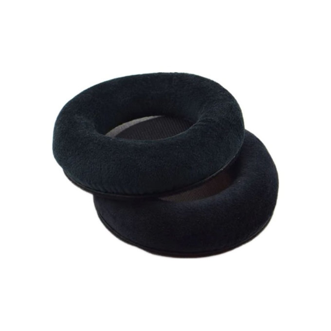 Ersatz-Ohrpolster für AKG K702, Memory-Schaumstoff + Wildleder, Schwarz, 1 Paar