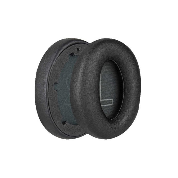 Ersatz-Ohrpolster für Anker Soundcore Life Q20, Memory-Schaumstoff + PU-Leder, Schwarz, 1 Paar