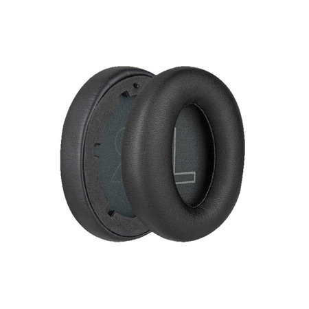 Ersatz-Ohrpolster für Anker Soundcore Life Q20, Memory-Schaumstoff + PU-Leder, Schwarz, 1 Paar