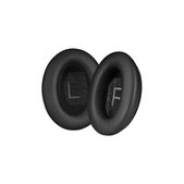 Ersatz-Ohrpolster für Bose QuietComfort 45, Memory-Schaumstoff + PU-Leder, Schwarz, 1 Paar