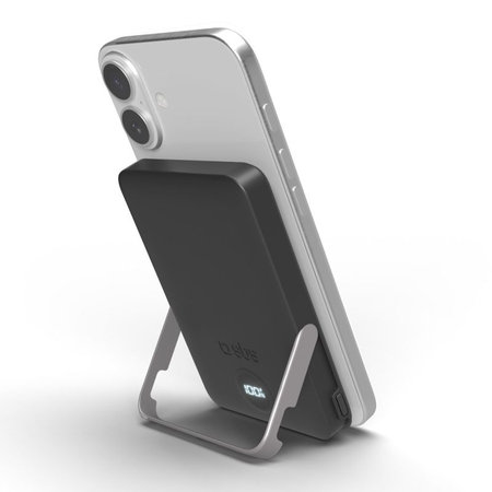 SBS - PowerBank 5000mAh, 20W, Power Delivery, Mag Stand, schwarz