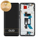 Xiaomi Poco X7 24095PCADG - LCD Display + Touchscreen Front Glas + Rahmen (Black) - 5600010O16P00 Genuine Service Pack