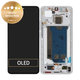 Xiaomi Poco F7 Pro 5G - LCD Display + Touchscreen Front Glas + Rahmen (Silver) - 56002200O1100 Genuine Service Pack
