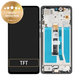 Motorola Moto G75 5G - LCD Display + Touchscreen Front Glas + Rahmen (Charcoal Grey) - 5D68C29066 Genuine Service Pack