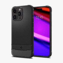 Spigen - Hülle Rugged Armor MagSafe für iPhone 15 Pro Max, Matte Black