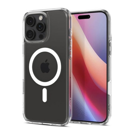 Spigen - Hülle Ultra Hybrid "T" MagSafe für iPhone 16 Pro Max, weiß