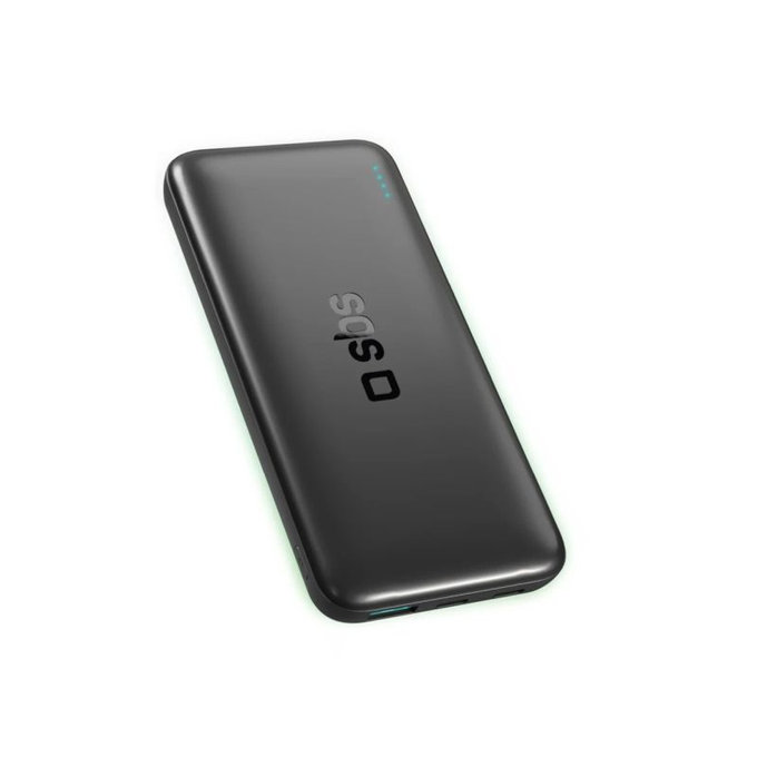 SBS - PowerBank 10000mAh, 10W, Infinity, LiFePO4, USB-C/USB-A, schwarz