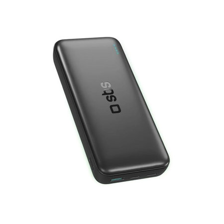 SBS - PowerBank 20000mAh, 10W, Infinity, LiFePO4, USB-C/USB-A, schwarz