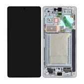Samsung Galaxy S25 Ultra - LCD Display + Touchscreen Front Glas + Rahmen (Titanium Silverblue) OLED