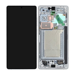 Samsung Galaxy S25 Ultra - LCD Display + Touchscreen Front Glas + Rahmen (Titanium Silverblue) OLED
