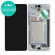 Samsung Galaxy S25 Ultra - LCD Display + Touchscreen Front Glas + Rahmen (Titanium Silverblue) OLED