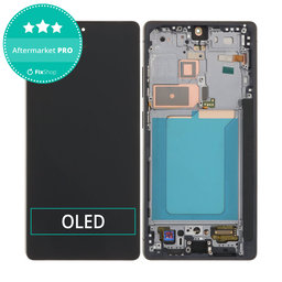 Samsung Galaxy S25 Ultra - LCD Display + Touchscreen Front Glas + Rahmen (Titanium Black) OLED
