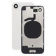 Apple iPhone 16e - Rückgehäuseglas + Kameraglas + Metallplatte (White)