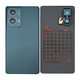 Motorola Edge 50 Fusion - Akkudeckel Komplett (Forest Blue)