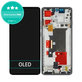 Motorola Edge 60 Pro - LCD Display + Touchscreen Front Glas + Rahmen (Shadow) OLED