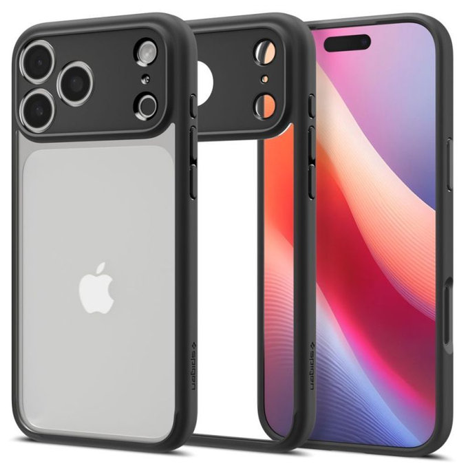 Spigen - Ultra Hybrid Case für iPhone 17 Pro Max, Matte Black
