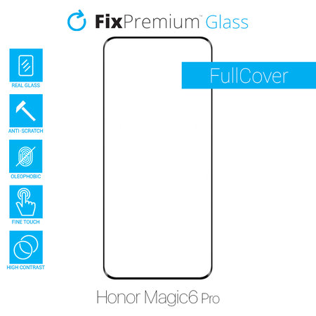 FixPremium FullCover Glass - Gehärtetes Glas für Honor Magic6 Pro