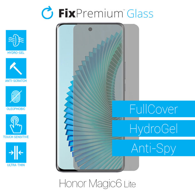 FixPremium HydroGel Anti-Spy - Displayschutzfolie für Honor Magic6 Lite