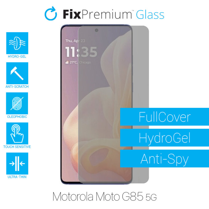 FixPremium HydroGel Anti-Spy - Displayschutzfolie für Motorola Moto G85 5G XT2427