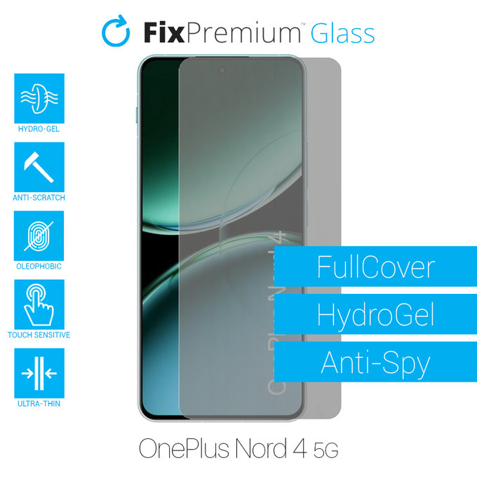 FixPremium HydroGel Anti-Spy - Displayschutzfolie für OnePlus Nord 4 5G CPH2663