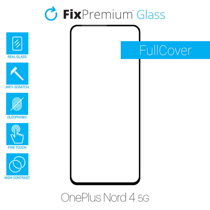 FixPremium FullCover Glass - Gehärtetes Glas für OnePlus Nord 4 5G CPH2663