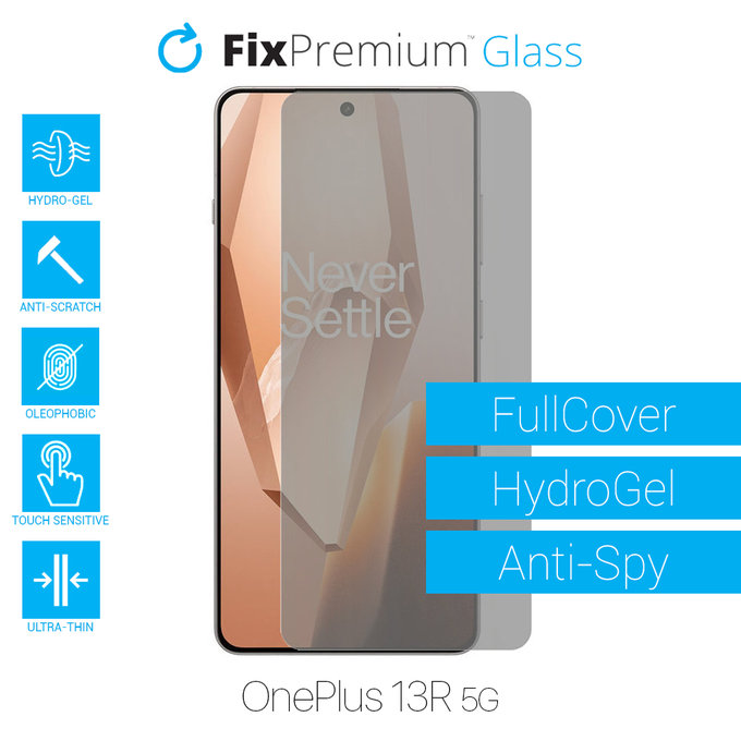FixPremium HydroGel Anti-Spy - Displayschutzfolie für OnePlus 13R 5G CPH2645