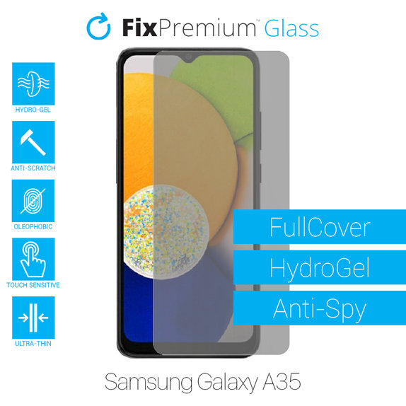 FixPremium HydroGel Anti-Spy - Displayschutzfolie für Samsung Galaxy A35 A356B