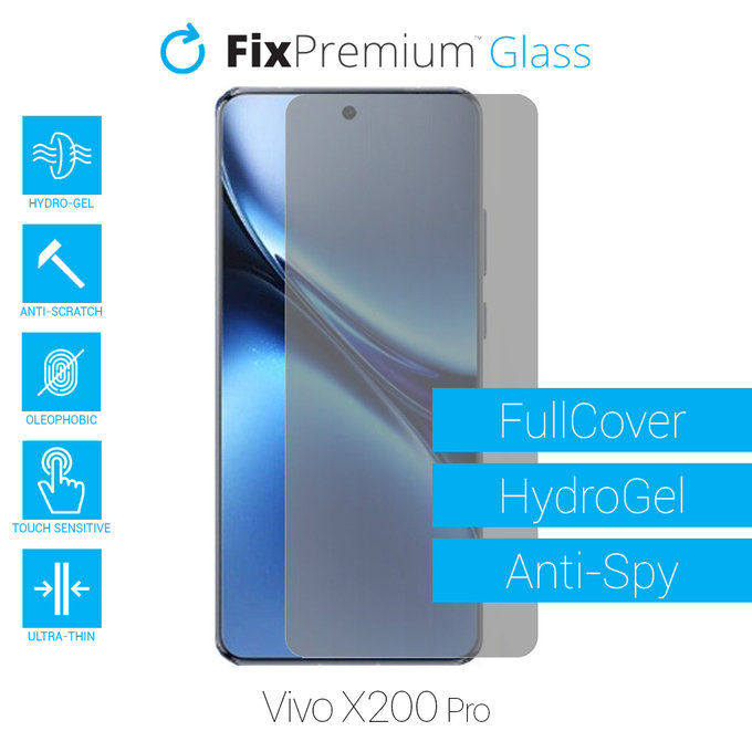 FixPremium HydroGel Anti-Spy - Displayschutzfolie für Vivo X200 Pro
