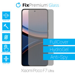 FixPremium HydroGel Anti-Spy - Displayschutzfolie für Xiaomi Poco F7 Ultra