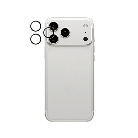 PanzerGlass - Kameraobjektiv-Schutzhülle Hoops für iPhone 16 Pro, 16 Pro Max, 17 Pro, 17 Pro Max, transparent