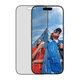 PanzerGlass - UWF 2-Way Privacy Tempered Glass mit Applikator für iPhone 17/16 Pro, Schwarz