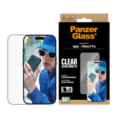 UWF Panzerglas mit Applikator für iPhone 17 Pro, Schwarz, PanzerGlass