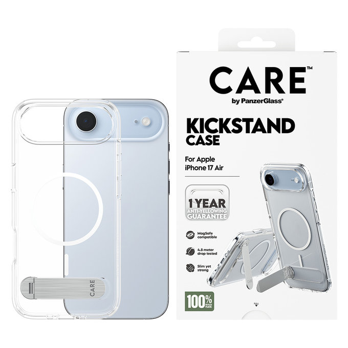 Hülle Kickstand für iPhone Air, Transparent, PanzerGlass