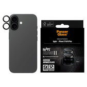 Kameralinsenschutz Hoops Ceramic II für iPhone 17/16 Plus/16, Schwarz, PanzerGlass