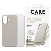 FLOW Hülle mit MagSafe für iPhone 17, Vanilla, CARE