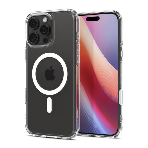 Spigen - Hülle Ultra Hybrid "T" MagSafe für iPhone 16 Pro, weiß