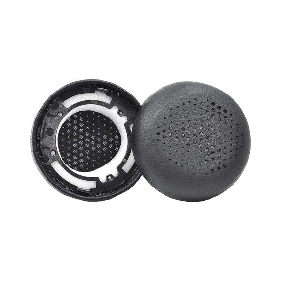 Ersatz-Ohrpolster für AKG Y500, Memory-Schaumstoff + PU-Leder, Schwarz, 1 Paar