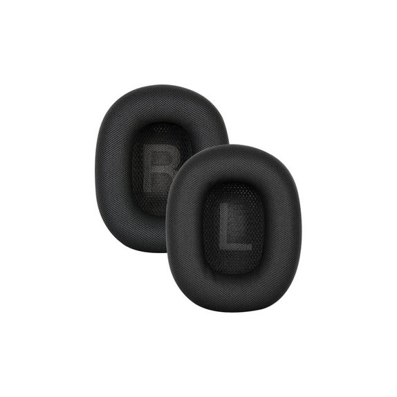 Ersatz-Ohrpolster für Apple AirPods Max, Textil, Schwarz, Kühlgel, 1 Paar