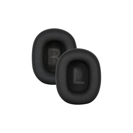 Ersatz-Ohrpolster für Apple AirPods Max, Textil, Schwarz, Kühlgel, 1 Paar