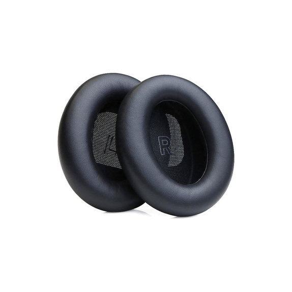 Ersatz-Ohrpolster für Bose QC Ultra, Memory-Schaumstoff + PU-Leder, Schwarz, 1 Paar