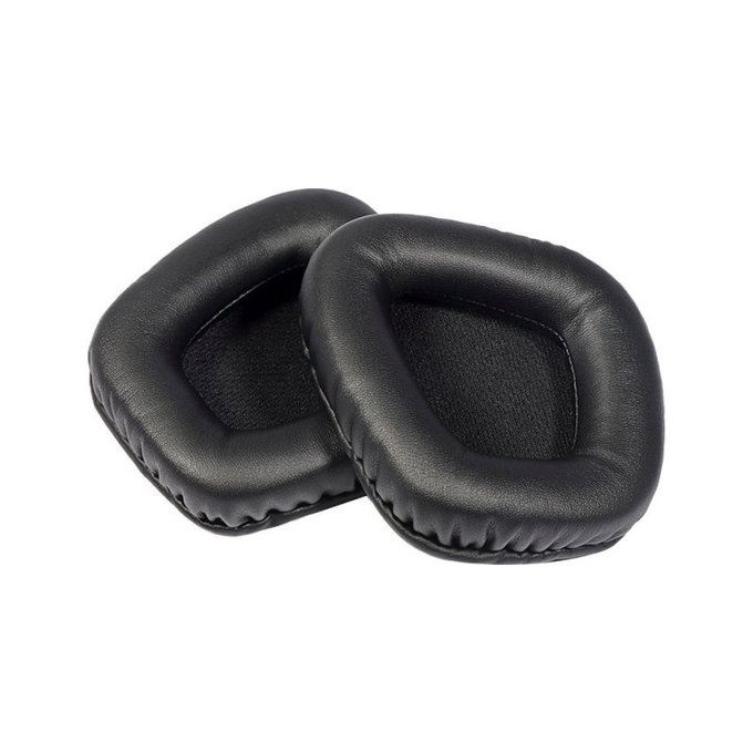 Ersatz-Ohrpolster für Corsair Void RGB Pro, Memory-Schaumstoff + PU-Leder, Schwarz, 1 Paar