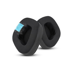 Ersatz-Ohrpolster für Corsair Void RGB Pro, Memory-Schaumstoff + Textil, Schwarz, Kühlgel, 1 Paar