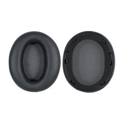 Ersatz-Ohrpolster für Edifier W820NB, Memory-Schaumstoff + PU-Leder, Schwarz, 1 Paar