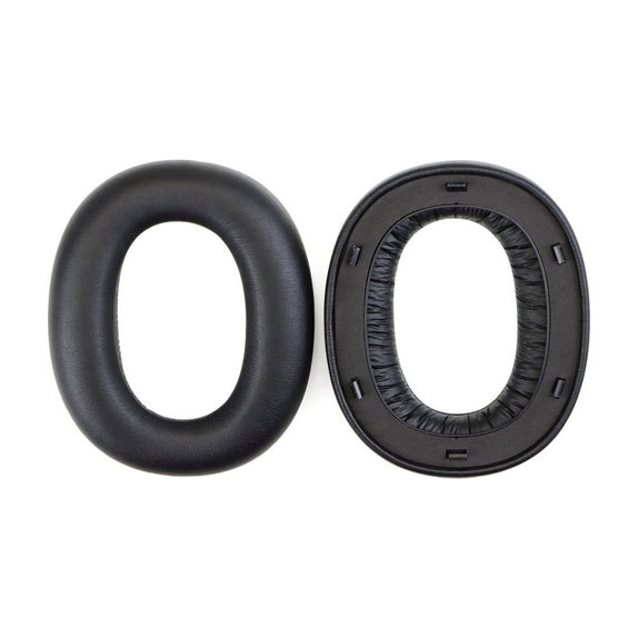 Ersatz-Ohrpolster für Edifier W860NB Pro, WH950NB, Memory-Schaumstoff + PU-Leder, Schwarz, 1 Paar